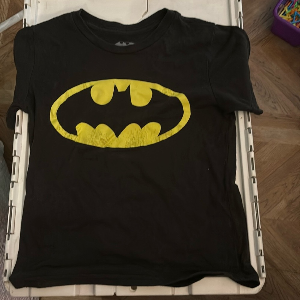 Batman symbol tshirt.